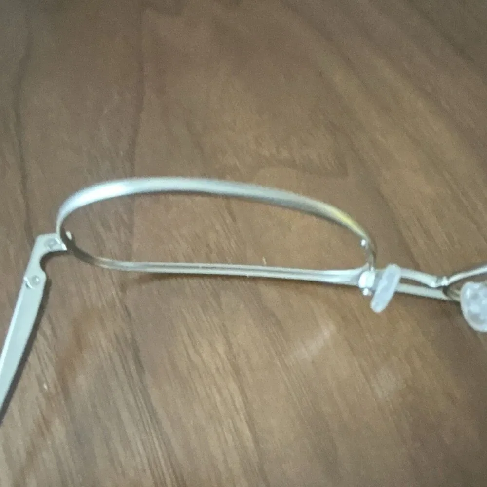 Look Optic Cooper Aviator Full Rim Metal Eyeglasses Frames Silver 56-16-140